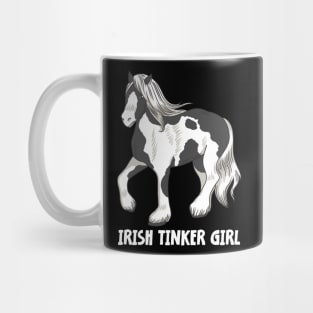 Horse Riding Horse Lover Horse Girl Irish Tinker Girl Mug